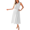Women's Round Neck Sleeveless Dress