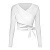 Custom Women's Bow-tied fine band long-sleeved Top