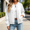 Custom Women Hooded Button‑Up Jacket Coat