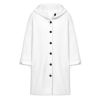 Custom Women's Long Sleeve Midi Length lined hooded jacket