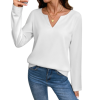 Custom Women's V-neck long sleeved top