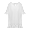 Customizable Women's Ruffled V Neck Swimsuit Cover-Up