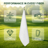 Custom Golf Towel With Hanging Loop 24'*16.1'