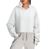Custom Women's Cropped Long Sleeve Casual Hoodie