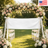 Peach Skin Tapestry with Satin Ribbons 40x12inch|Ship From USA