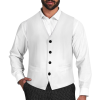 Custom Men's Sleeceless Suit Blazer vest