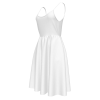 All Over Print Women's Long Slip Dress with Double Side Pockets