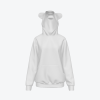 Custom Women's Adult cat ear hooded sweatshirt
