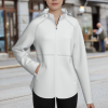 Custom Winter Women's Fleece Long Sleeve Spliced Jacket Coat
