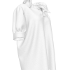 Women's Half Placket Collar Short Sleeve Blouse Tops