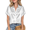 Custom Women's Satin short-sleeved shirt