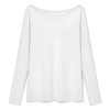 Custom Women's round neck long sleeved Mesh shirt