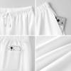 Custom Men's Elastic Waist Wide Leg Causal Pants