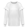 Custom Women Ruffle Long Sleeve Top