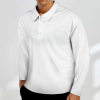 Men's Sports Long Sleeve Polo Shirt