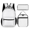 3 Pcs Bag Set Combination(1pcs Backpack+1Pcs Lunch Bag+1Pcs Pencil Bag)