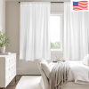 Window Curtain 52"x63" (2 Piece)|Ship from USA