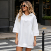 Custom Women Half Sleeve Pullover Hoodies