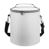 Custom Round Insulated Cooler Bag Thermal Tote With Shoulder Strap & Handle