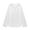 Custom Women's V-neck Button Up Hoodies