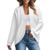 Customizable Womens Long Sleeve Open Front Cardigan Knit Sweater