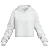 Custom Women's Cropped Long Sleeve Casual Hoodie