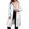 Custom Women Zip‑Up Long Hoodie Dress