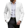 Custom Men's Long Sleeve Single Button Suit Blazer Coat