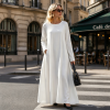 Custom Women's Long Sleeve Maxi Dress with Pockets