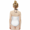 Custom Girls Halter Neck Ruched  One Piece Swimsuit