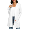 Custom Women Long Pocket Open Front Casual Cardigan