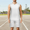 Custom Men's Basketball Jersey Set Sleeveless Top And Shorts